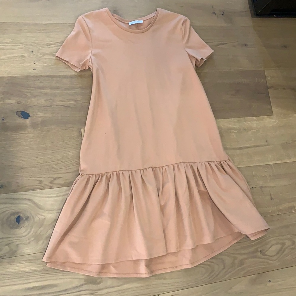 Zara drop waist t-shirt dress